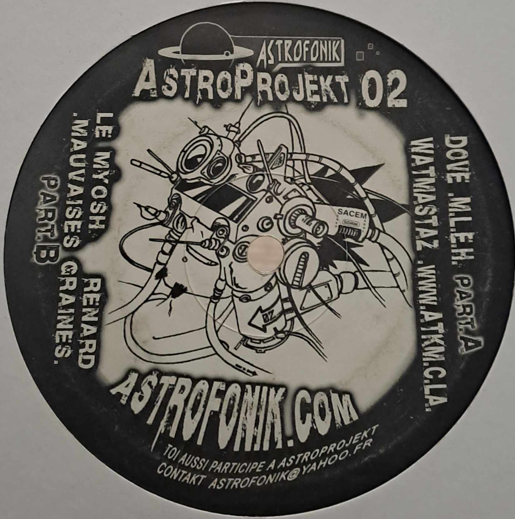 Astroprojekt 02 - vinyle freetekno